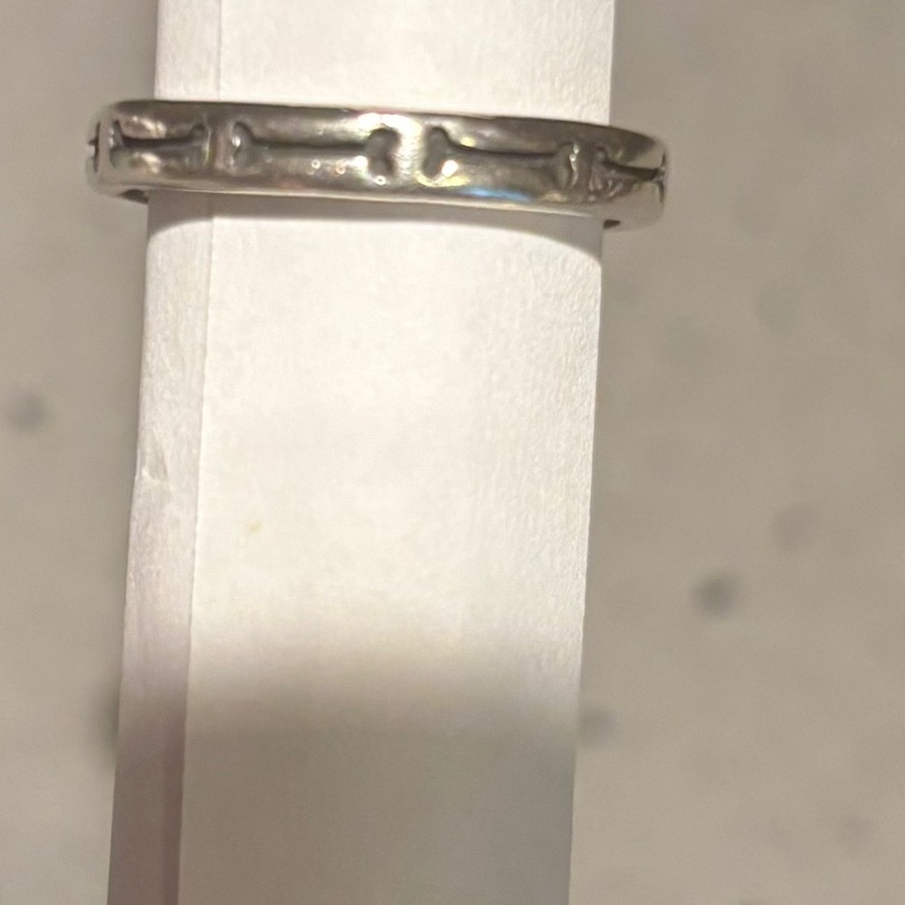 Vintage Anni + Co. sterling silver dog bone ring.
